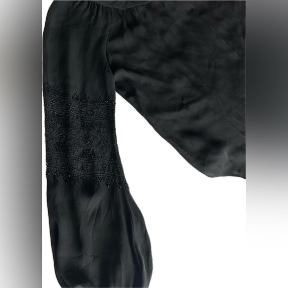 L’AGENCE Sheer Black Top - Picture 3 of 6